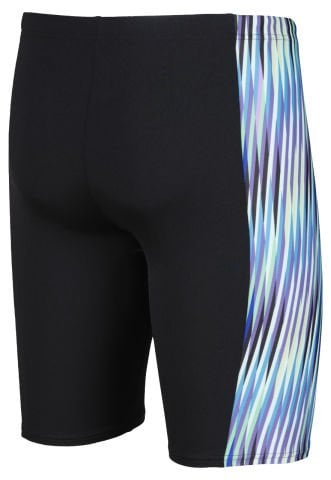 M SPEED STRIPES JAMMER ERKEK YÜZÜCÜ MAYOSU/BLACK-MULTI GREEN