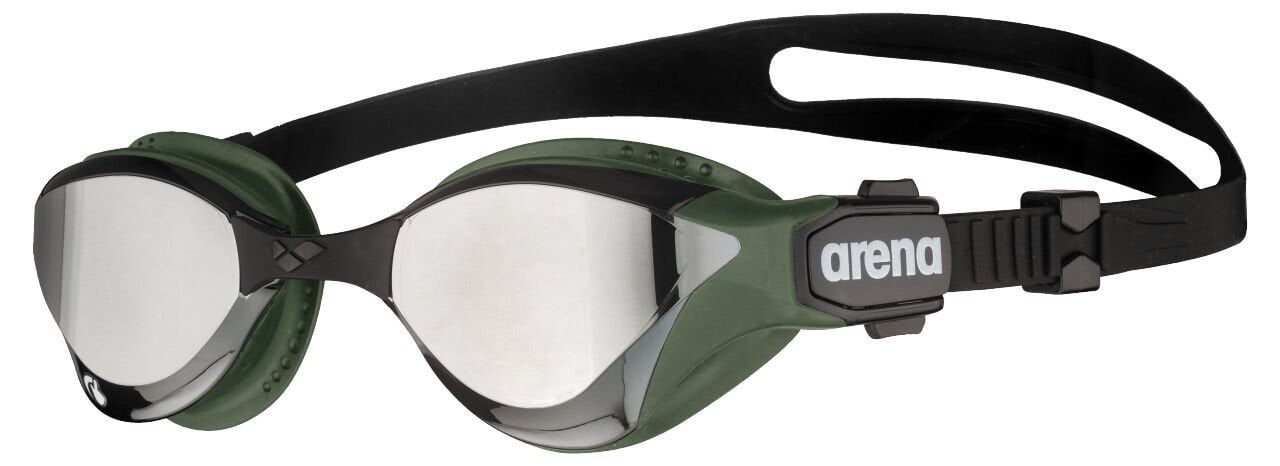 COBRA TRI SWIPE MIRROR YÜZÜCÜ GÖZLÜĞÜ-OUTDOORS-UV PROTECTION-SILVER ARMY