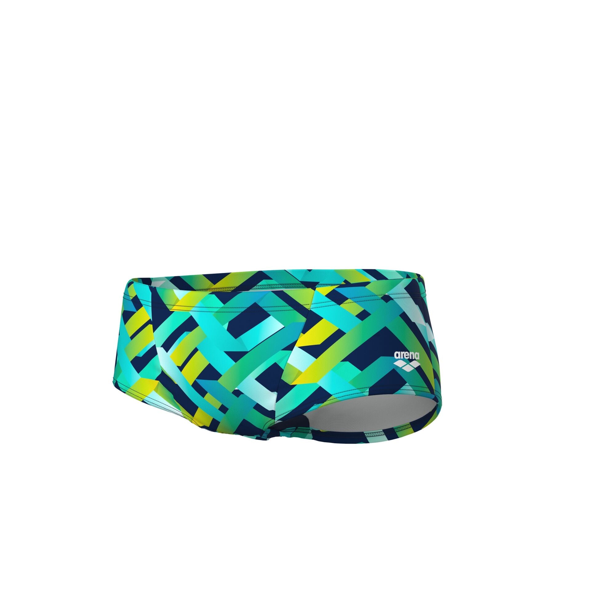 M Arena Texture Swim Low Wait short black multi