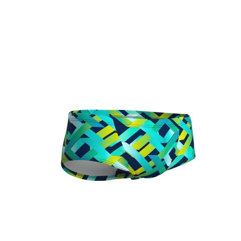 M Arena Texture Swim Low Wait short black multi
