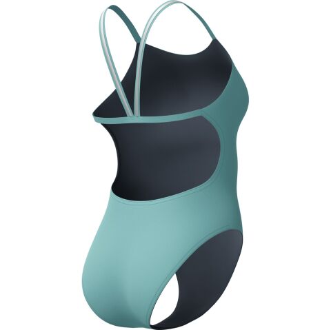 Women's V Class Active Back Swimsuit Storm Green Kadın Mayosu