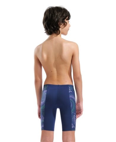 B ARENA FIREFLOW SWIM JAMMER NAVY TEAM BLUE GREEN