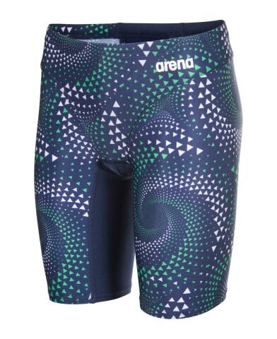 B ARENA FIREFLOW SWIM JAMMER NAVY TEAM BLUE GREEN