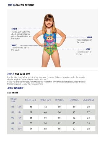 TURBO KIZ ÇOCUK MAYOSU / GRAFFITTI HAPPY YELLOW