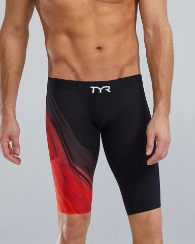 TYR M VENZO DÜŞÜK BEL JAMMER RED-ORANGE erkek yarış mayosu