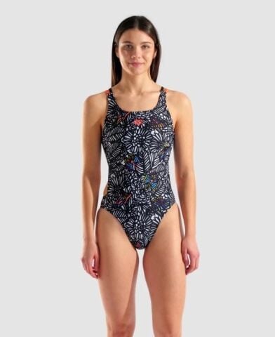 WOMEN'S ARENA COLORS BOOK SWIMSUIT SWIM TECH MULTI