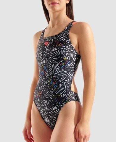 WOMEN'S ARENA COLORS BOOK SWIMSUIT SWIM TECH MULTI