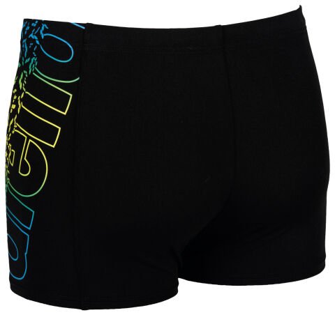 M MARACANA SHORT ERKEK YÜZÜCÜ MAYOSU  / BLACK, TURQUOISE