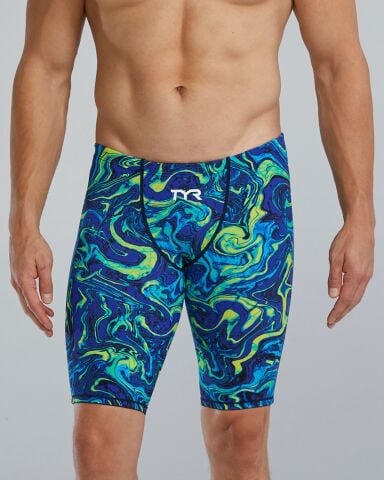 TYR M THRESHER JAMMER HYPERBLITZ BLUE-GREEN erkek yarış mayosu