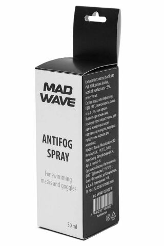 Mad Wave Antifog Sprey LV, 30 ML, Transparan Buğu Önleyici Sprey