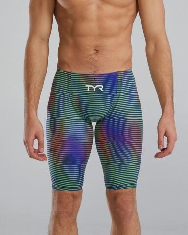 TYR MENS AVICTOR 2.0 JAMMER LUMINIS ELECTRIC LIME erkek yarış mayosu