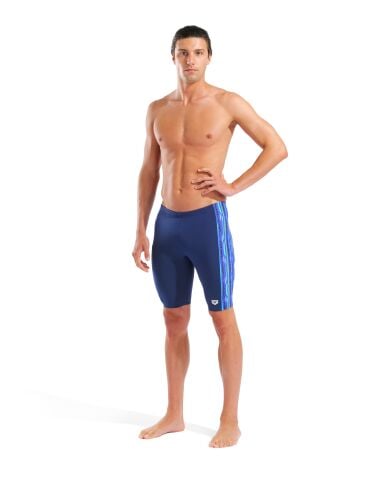 M ARENA STRIPES SWIM JAMMER NAVY