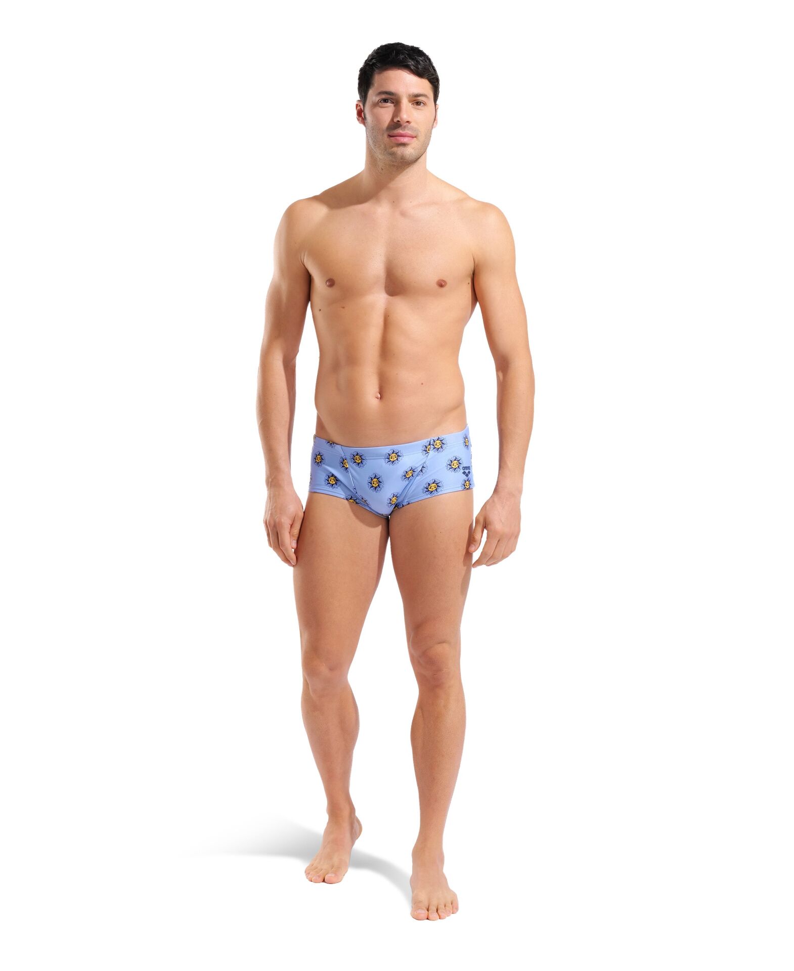 M ARENA SUNNY SWIM LOW WAIST SHORT LIGHT BLUE MULTI