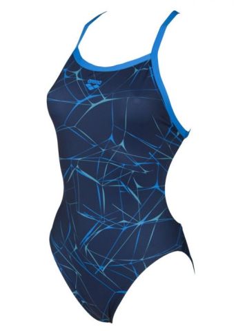 W WATER LIGHTECH ONE PIECE L KADIN YÜZÜCÜ MAYOSU / NAVY-PIX BLUE
