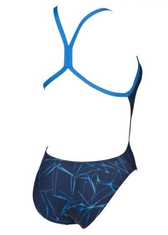 W WATER LIGHTECH ONE PIECE L KADIN YÜZÜCÜ MAYOSU / NAVY-PIX BLUE