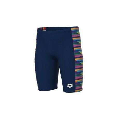 BOY'S ARENA RACING STRIPE SWIM JAMMER/NAVY ERKEK ÇOCUK MAYOSU