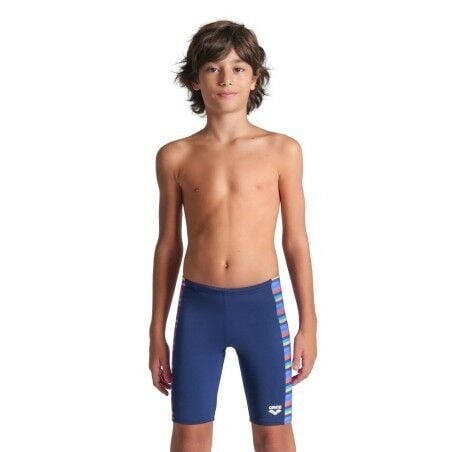 BOY'S ARENA RACING STRIPE SWIM JAMMER/NAVY ERKEK ÇOCUK MAYOSU