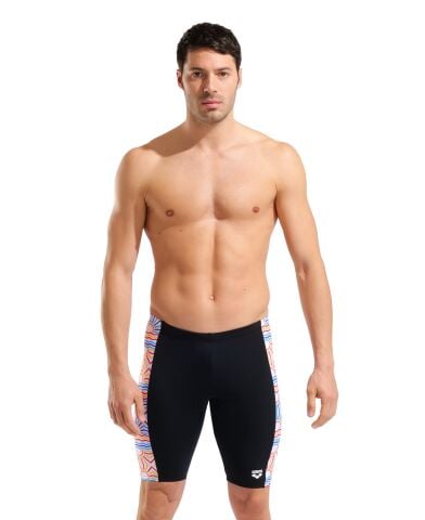M ARENA SUN SWIM JAMMER BLACK-WHITE MULTI