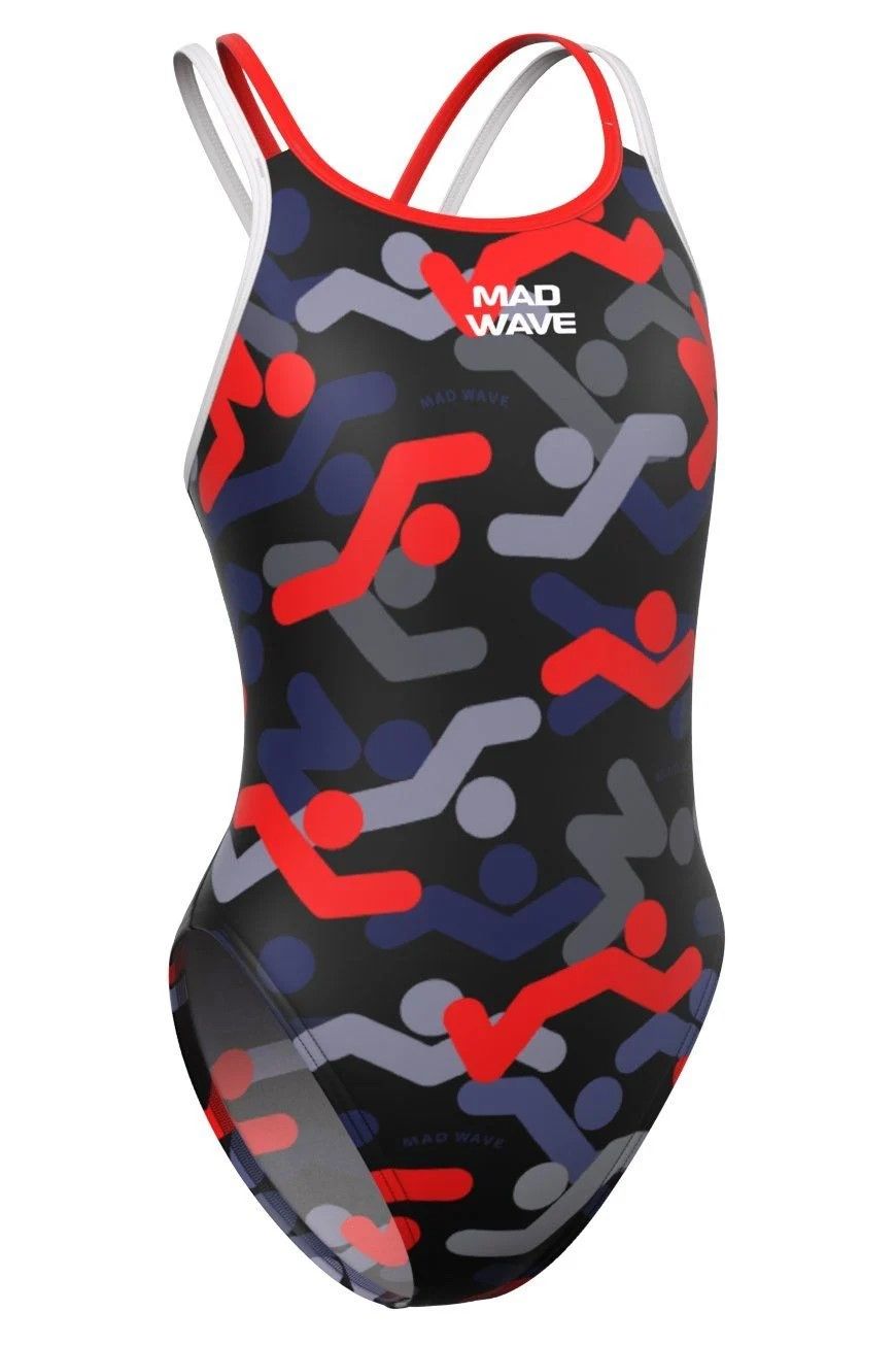 Mad Wave Antiklor Kız Çocuk Mayosu Crossback I5