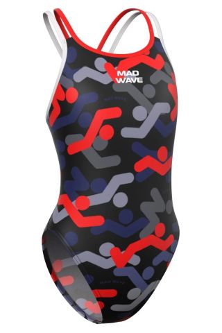 Mad Wave Antiklor Kız Çocuk Mayosu Crossback I5