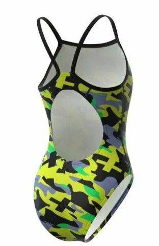 Junior swimsuit antichlor Nera Junior N2, Yellow KIZ ÇOCUK MAYOSU