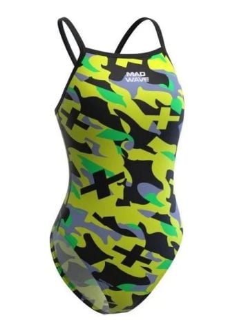Junior swimsuit antichlor Nera Junior N2, Yellow KIZ ÇOCUK MAYOSU