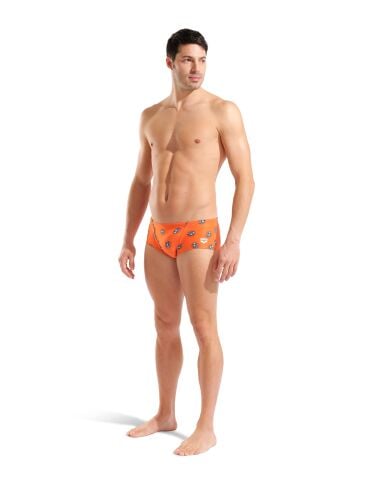 M ARENA YEE-HA SWIM LOW WAIST SHORT ORANGE MULTI