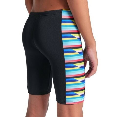 BOY'S ARENA RACING STRIPE SWIM JAMMER/BLACK ERKEK ÇOCUK MAYOSU