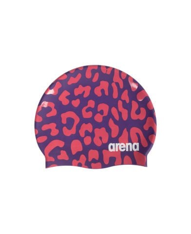 PRINT 2 CAP /LEOPARD SKIN / VIOLET-GERANIUM