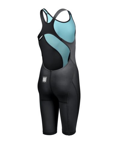 POWERSKIN IMPULSO OB JR / BLACK-TEAL KIZ ÇOCUK YARIŞ MAYOSU