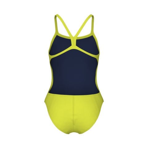 GIRL'S TEAM SWIMSUIT CHALLENGE SOLID/SOFT GREEN KIZ ÇOCUK YÜZME MAYOSU