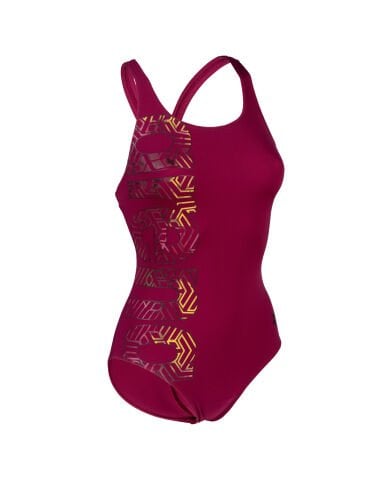 WOMENS ARENA KIKKO PRO SWIMSUIT V BACK GRAPHIC KADIN YÜZÜCÜ MAYOSU