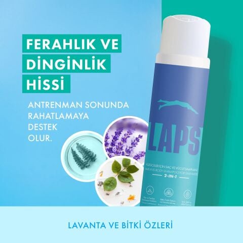 LAPS 2-IN-1 YÜZÜCÜLER İÇİN SAÇ VE VÜCUT ŞAMPUANI