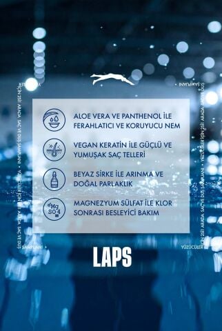 LAPS 2-IN-1 YÜZÜCÜLER İÇİN SAÇ VE VÜCUT ŞAMPUANI