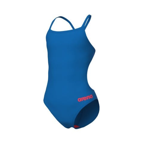 GIRL'S TEAM SWIMSUIT CHALLENGE SOLID/BLUE RIVER KIZ ÇOCUK YÜZÜCÜ MAYOSU