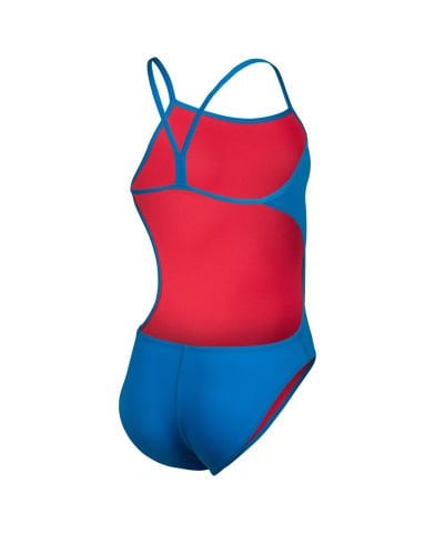 GIRL'S TEAM SWIMSUIT CHALLENGE SOLID/BLUE RIVER KIZ ÇOCUK YÜZÜCÜ MAYOSU