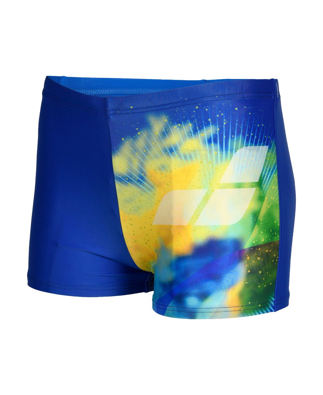 B SWIM SHORT PLACEMENT ERKEK ÇOCUK YÜZÜCÜ MAYOSU  /ROYAL-MULTI