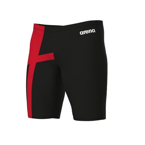 MENS ARENA DIAMOND SWIM JAMMER / BLACK-RED ERKEK MAYOSU