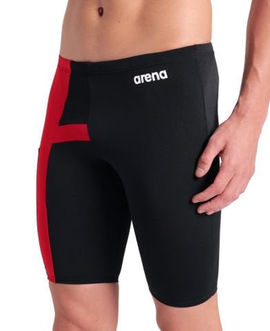 MENS ARENA DIAMOND SWIM JAMMER / BLACK-RED ERKEK MAYOSU