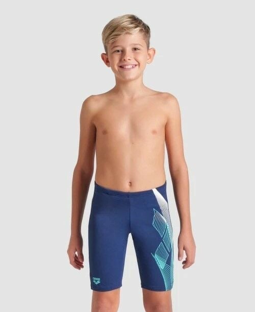 BOY'S ARENA SEA WATER SWIM JAMMER/NAVY ERKEK ÇOCUK MAYOSU