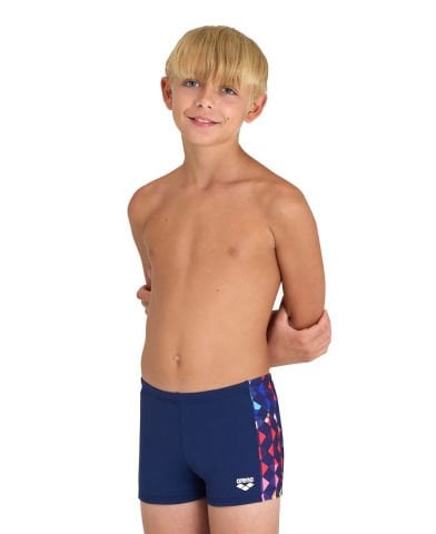 BOYS ARENA CARNIVAL SWIM SHORT ERKEK ÇOCUK YÜZÜCÜ MAYOSU /NAVY MULTI