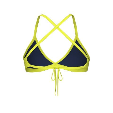 WOMEN'S TEAM SWIM TOP TIE BACK SOLID/SOFT GREEN BİKİNİ ÜSTÜ