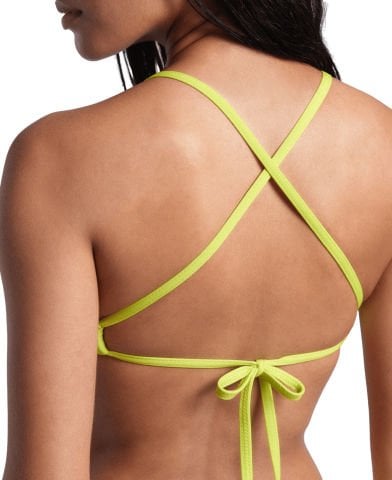 WOMEN'S TEAM SWIM TOP TIE BACK SOLID/SOFT GREEN BİKİNİ ÜSTÜ