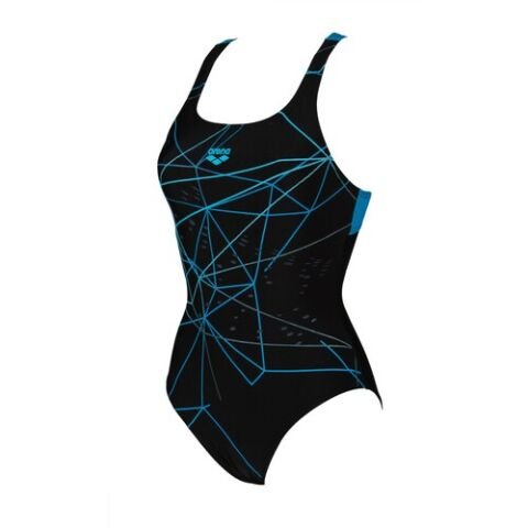 W BRILLIANCE SWIM PRO BACK KADIN YÜZÜCÜ MAYOSU /BLACK-TURQUOISE