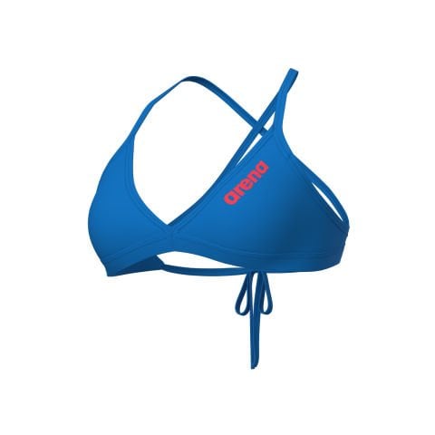 WOMEN'S TEAM SWIM TOP TIE BACK SOLID/BLUE RIVER BİKİNİ ÜSTÜ