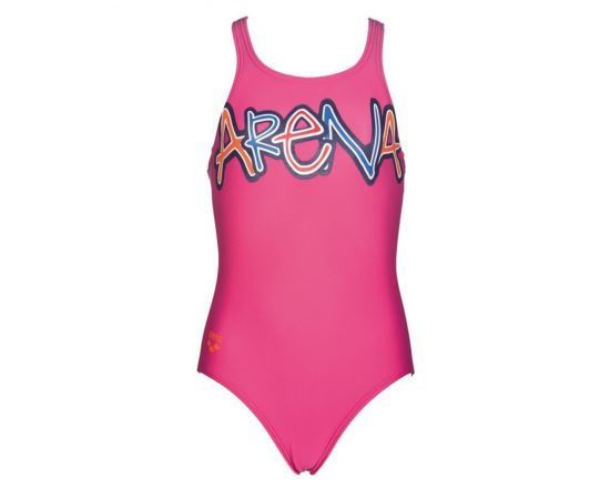 G SPARKLE JR ONE PIECE  KIZ ÇOCUK YÜZÜCÜ MAYOSU / FRESIA ROSE/MANGO