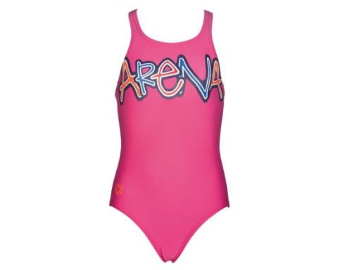 G SPARKLE JR ONE PIECE  KIZ ÇOCUK YÜZÜCÜ MAYOSU / FRESIA ROSE/MANGO