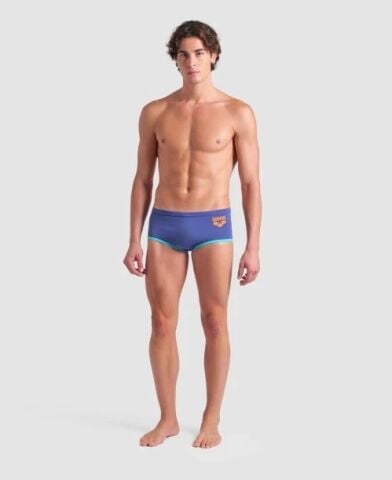 MEN'S ARENA ONE LOW WAIST SHORT BIG LOGO/ FUTURE DUSK-WATER ERKEK MAYOSU