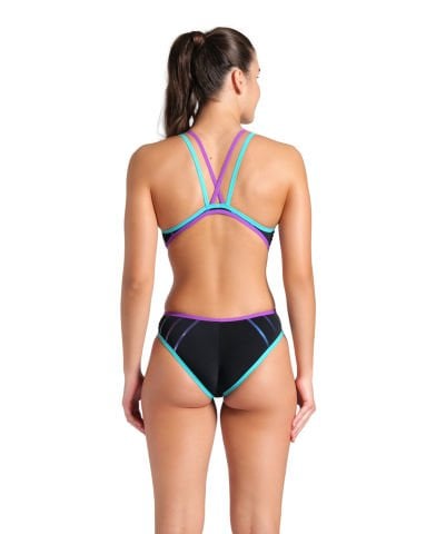 WOMENS ARENA ONE METALLIC PAINT / BLACK-WATER-PURPLE KADIN MAYOSU