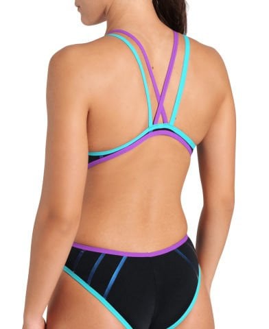 WOMENS ARENA ONE METALLIC PAINT / BLACK-WATER-PURPLE KADIN MAYOSU